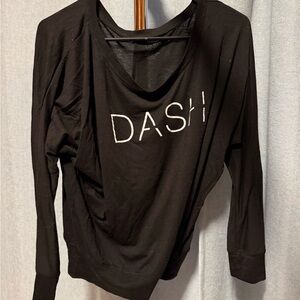 DASH Black Long Sleeve Women's Top